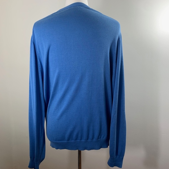Brooks Brothers Silk Blend V-Neck Sweater - Picture 4 of 7